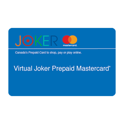 Joker Prepaid Mastercard - Canada&#39;s Prepaid Card to shop, pay or play  online.